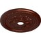 Ekena Millwork Palmetto Ceiling Medallion (Canopies up to 3 5/8"), 23 5/8"OD x 3 5/8"ID x 1 5/8"P, Antique Copper CM23PMACS - alternate 4